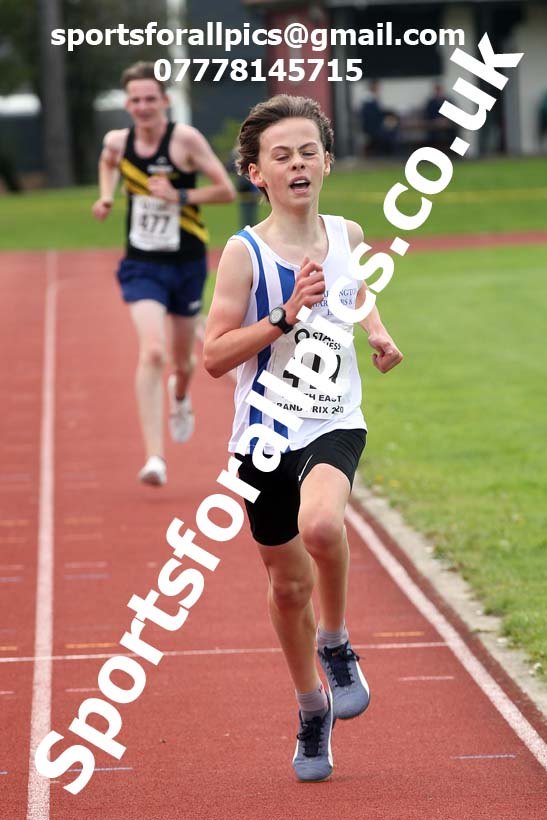 3000 metres, NECAA Open Meeting, Morpeth, Sunday, September 27th. David T. Hewitson/Sports for All Pics